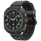 Ovitek Spigen Liquid Air, matte black - Galaxy Watch 8 Classic (46mm) (ACS09841)