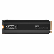 Crucial T700 1TB PCIe Gen5 NVMe M.2 SSD s hlajenjem