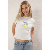Trendyol Milla Ženska majica TWOSS25TS00108, Bela