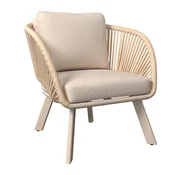 Ambia Garden LOUNGE NASLANJAČ tkanina aluminij