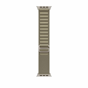 Apple Watch pašček 49mm: Olive Alpine Loop - L