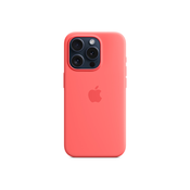 iPhone 15 Pro Silicone Case with MagSafe - Guava