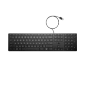 HP Wired Desktop 320K Keyboard Black YU 9SR37UT