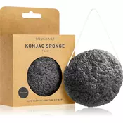 BrushArt Home Salon Konjac sponge nežna eksfoliacijska gobica za obraz Charcoal 4 g