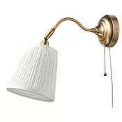 ARSTID Zidna lampa, mesing/bela