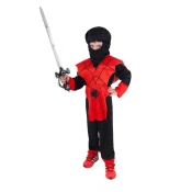Otroški kostum rdeči ninja (S)