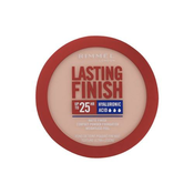 Rimmel London Lasting Finish 25H Compact Powder Foundation SPF20 puder za vse tipe kože 7 g odtenek 004 Rose Ivory