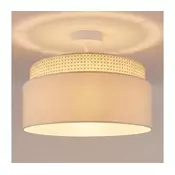 Brilagi - Pritrjen lestenec PADOVA 1xE27/60W/230V, premer 40 cm, kremne barve