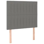 Vidaxl vidaXL Vzglavja za posteljo, 2 kosa, temno siva, 80x5x78/88 cm, blago