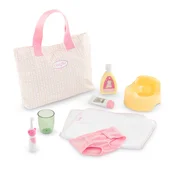 Torba za presvlacenje za lutku Changing Accessories Set Tulips Corolle za lutku 30-36 cm 8 dodataka od 24 mjeseca