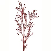 Veštacka grana cveca Flax, 66cm, Crvena