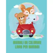 Animali da colorare libro per bambini