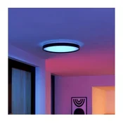 Eglo 300692-LED RGBW stropna svetilka MOZONCILLO-Z LED/28,3W/230V črna + daljinski upravljalnik