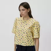 Reserved - Pamučna bluza sa cvetnim dezenom