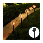 Aigostar - LED solarna božicna svetiljka LED/0,054W/1,2V 1m IP65 topla bela