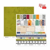 Papirji za scrapbooking 30.48 x 30.48 cm Make your journey - No. 6