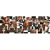Clementoni Puzzle panorama Kraljičin gambit 1000 kosov