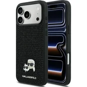 Karl Lagerfeld OVITEK KARL LAGERFELD Z OKASNIMI KAMENČKI IN ZNAČKA KARL&CHOUPETTE ZA IPHONE 17 PRO MAX