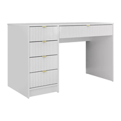 Pisalna miza Miami 424 S predali, 76x120x55cm, Bela