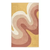 Oker rumena/prašno rožnata pralna preproga 60x100 cm Strawberry Creamsicle – Mila Home