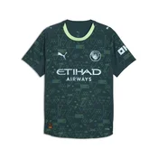 PUMA Manchester City 25/26 Authentic Fourth Jersey Men, Sport, Green Terrain, L