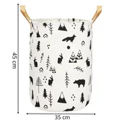 springos POSODA ZA IGRAČE KOŠ ZA PERILO TEKSTIL PREMIUM VELIKA XXL ORGANIZATOR 43L, (21631785)