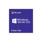 DSP licenca za dostop do strežnika Windows Server 2022, 5 uporabnikov