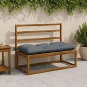 vidaXL Blazina za klop VIANEN 100% poliester Modra 100 x 50 x 12 cm