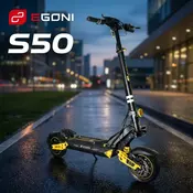 Egoni S50 električni skiro | 2000 W | Do 60 km dosega | Dvojni motor in vrhunsko vzmetenje