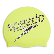 Speedo SLOGAN PRT CAP AU, plavalna kapa, zelena 8083851
