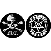 Mötley Crüe Skull/Pentagram Slipmat