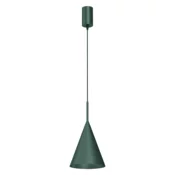 Luster na sajli CAPITAL 1xGX53/15W/230V precnik 17 cm, zelena