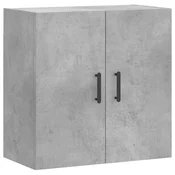 MAISON CHIC Stenska omarica - Zidna omarica betonsko siva 60x31x60 cm inženirski les iu442, (22063229)
