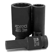Rock FORCE Globoka udarna nasadna glava 1/2 12 mm 12-kotna Rockforce FS-54966