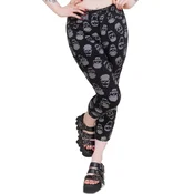 Ženske hlače 3/4 KILLSTAR - Heirloom - Black/Grey - KSRA013160