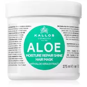 Kallos Aloe Vera maska za lase poškodovani lasje 275 ml za ženske