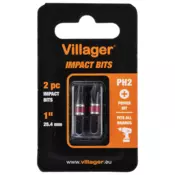 VILLAGER Set bitova 25mm PH2 Set odvijaÄ?a i bitova