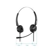 SANDBERG Sandberg USB + RJ9/11 Headset Pro Stereo slušalke z mikrofonom, (20308474)