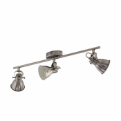 Eglo Seras spot/3, led, gu10, 3x3,3w, 3x240lm, nikl/antik