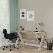 Hanah Home Radni sto Lungo, 140x73x60 cm, Svetla hrast