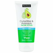 BEAUTY FORMULAS Piling za lice Krastavac i avokado 150ml