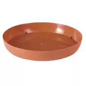 Prosperplast Plastični podstavek za lonček PCE 9 TE R624, rjav, set 5 kosov