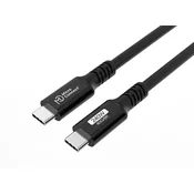 USB4 Gen 3x2 USB-C kabel 1m 40Gbps 240W