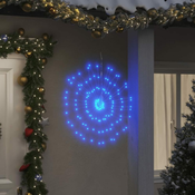 Božicna svjetla zvjezdani prasak 140 LED 4 k plava 17 cm