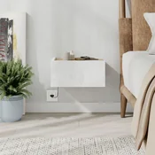 Hanah Home Nocni stocic, 38.4x18.5x31cm, Beli
