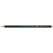 Grafitna olovka Faber-Castell 9000, 2B, zelena