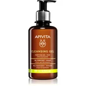 Apivita Cleansing Propolis & Lime čistilni gel za mastno in mešano kožo 200 ml