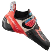 Ženski plezalni čevlji La Sportiva Solution Comp, hibiskus/malibu modra (EU 35)