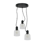 Luster na sajli BANCO 3xE27/15W/230V