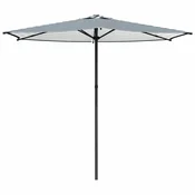 Vidaxl Vrtni dežnik 270 x 270 cm Poliester Pravokotna Modra in bela